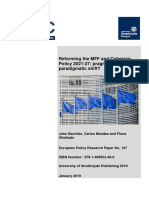 Reforming The MFF and Cohesion Policy 2021 27 Pragmatic Drift or Paradigmatic Shift