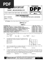 Target: Jee (Advanced) 2019: P H Y S I C S