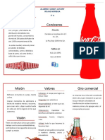 Triptico COCACOLA