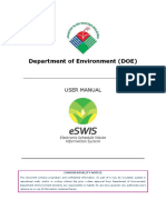 eSWIS External User Manual