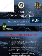 Basic Signal Communication: Military Science (Ms-1)