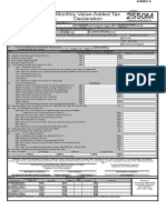 New Form 2550 M Monthly VAT Return P 1 2 1