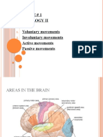 Lecture # 1 Kinisiology Ii Topic: Voluntary Movements Involuntary Movements Active Movements Passive Movements