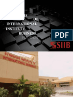 Symbiosis OF International Institute Business: Placement 2015