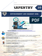 Carpentry: Environment and Market (Em)