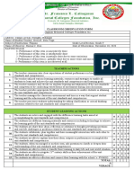 Evaluation-Sheet For Teaching Demo