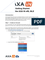 Getting Started With The AXA IN eRL BLE - v1.0 PDF