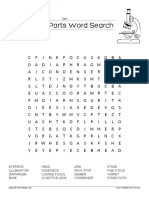 Microscope Parts Word Search: Name: Date