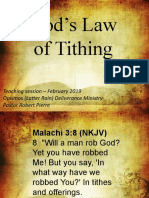 God's Law of Tithing