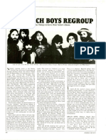 The Beach Boys Regroup: Lester Bangs Reviews Their Latest Release