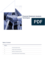 4 - Financial Statement Analysis Techniques