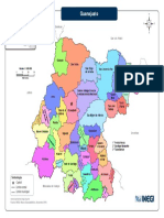 Mapa de Guanajuato Con Nombres