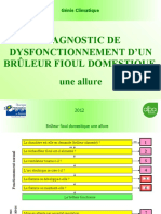 Diagnostic de Dysfonctionnement D'Un Brûleur Fioul Domestique Une Allure