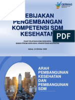 Kebijakan Pengembangan Kompetensi SDM Kesehatan