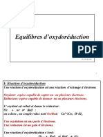 Equilibres Doxydo-Réduction