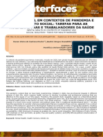 Saúde Mental em Contextos de Pandemia e Isolamento Social: Tarefas para As Trabalhadoras e Trabalhadores Da Saúde