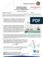 Segundo Examen Parcial - Física I (2020-I) (7-8-9) PDF