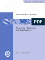 Annunciator Sequences and Specifications PDF