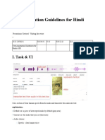 Text Annotation Guidelines For Hindi ASR