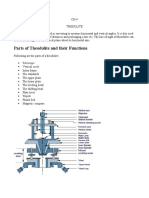 Parts of Theodolite and Their Functions