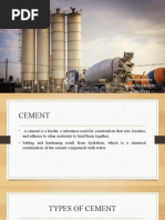 Cement: Presentation by Samrat Khatri 073BCE103