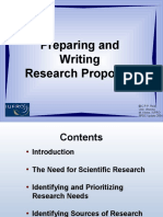 Preparing and Writing Research Proposals: © C.P.P. Reid, Univ. Arizona M. Kleine, IUFRO-SPDC Update 2004