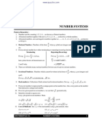 Mathematics-Ix Number Systems 1