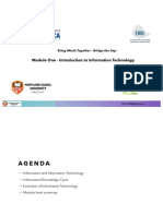 IT-101 - Module 1 - Introduction To Infomation Technology Slides