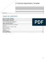 Functional and Technical Specification Template: Pottstown SAP Migration Jose Pereira