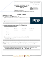 Devoir de Contrôle N°1 - Sciences Physiques - 2ème Sciences (2011-2012) MR Ayadi Fawzi