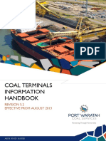 Coal Terminals Information Handbook: Revision 5.2 Effective From August 2013