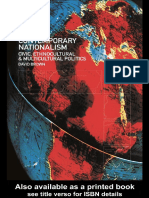 David Brown - Contemporary Nationalism-Routledge (2000) PDF