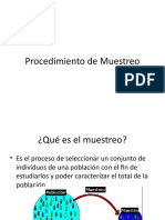 Procedimiento de Muestreo