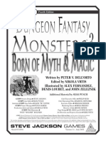 Dungeon Fantasy Monsters 3 - Born of Myth & Magic - GURPS 4th Edition PDF