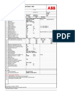 380VY 50Hz 1.1kW 4P M3GP Motor Data Sheet (IE3 & IP56) 