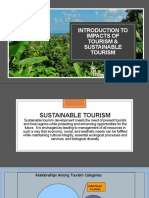 Introduction To Impacts of Tourism Sustainable Tourism