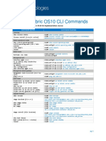 Commands Used in Smartfabric Os10 Cli Implementation Course