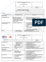 Job Safety Analysis (Jsa) : CONTRACT N° .