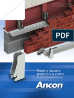 Masonry Support, Windposts & Lintels: For The Construction Industry