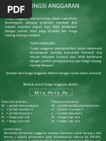 Lanjutan Penerapan Fungsi Linier