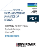 Qualite de Lair Norme 62 Ashrae Montreal Fevrier 2018 - Approve PDF