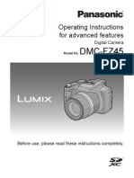 DMC-FZ45: Operating Instructions For Advanced Features