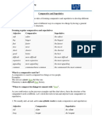 Learning Material - Comparative and Superlative