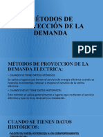 Métodos de Proyección de La Demanda