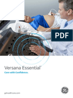 GE Healthcare Versana Essential Datasheet