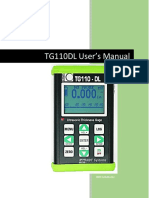 TG 110 Manual