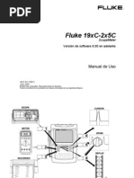 FLUKE 19xC - 2x5C. Manual de Uso