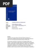 Galvez Antonio - Cuaderno de Agravios Y Lamentaciones - Indice 1 PDF