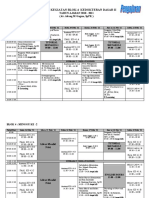 Jadwal Blok 4 KDS II 2011