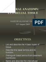 General Anatomy: Epithelial Tissue